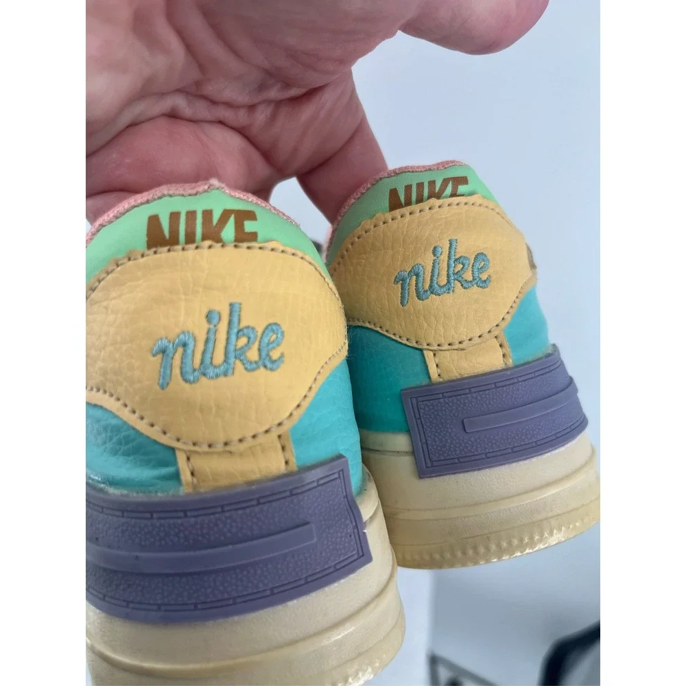 Nike Air Force 1 Shadow Pale Ivory Pastel Multi Women's Shoes Sz 5